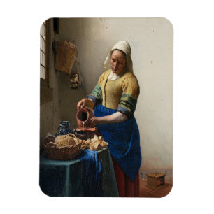 Johannes Vermeer, The Milkmaid Magnet