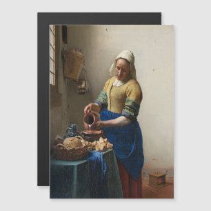 Johannes Vermeer, The Milkmaid Magnetic Invitation