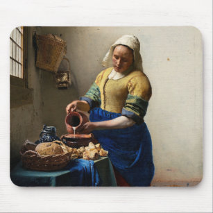 Johannes Vermeer - The Milkmaid Mouse Mat