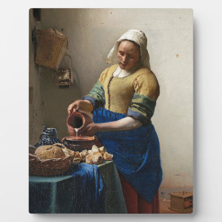 Johannes Vermeer - The Milkmaid Painting Plaque