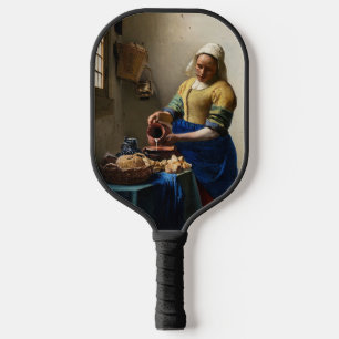 Johannes Vermeer - The Milkmaid Pickleball Paddle