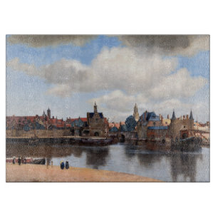 Johannes Vermeer - View of Delft Cutting Board