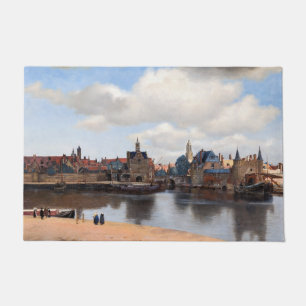 Johannes Vermeer - View of Delft Doormat