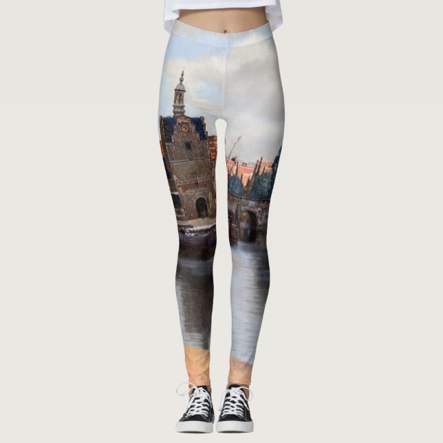 Johannes Vermeer - View of Delft Leggings (Front)