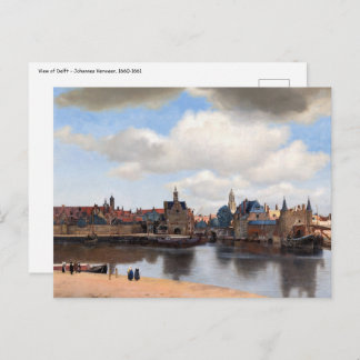 Johannes Vermeer - View of Delft Postcard