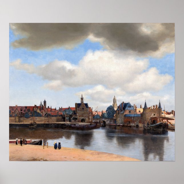 Johannes Vermeer - View of Delft Poster (Front)