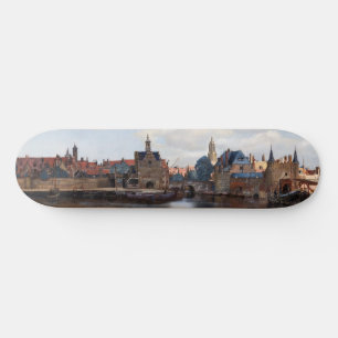 Johannes Vermeer - View of Delft Skateboard