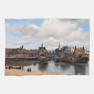 Johannes Vermeer - View of Delft Tea Towel