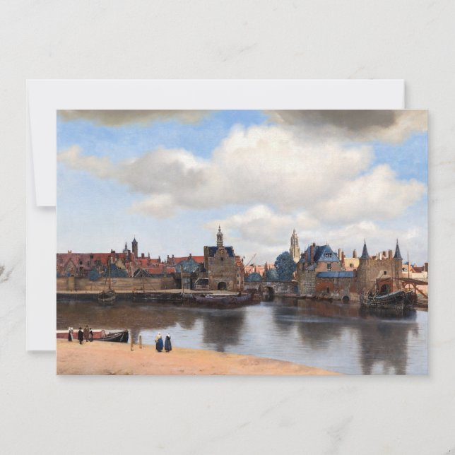 Johannes Vermeer - View of Delft Thank You Card (Front)