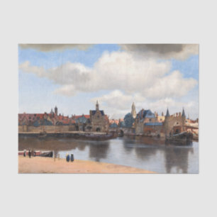 Johannes Vermeer - View of Delft Tissue Paper