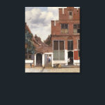 Johannes Vermeer, View Of Houses In Delft Canvas Print<br><div class="desc">Johannes Vermeer, Jan Vermeer van Delft - View Of Houses In Delft, The Little Street, 1658.</div>