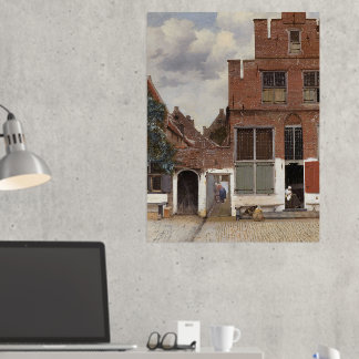 Johannes Vermeer, View Of Houses In Delft Foil Prints