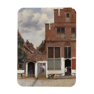 Johannes Vermeer, View Of Houses In Delft Magnet