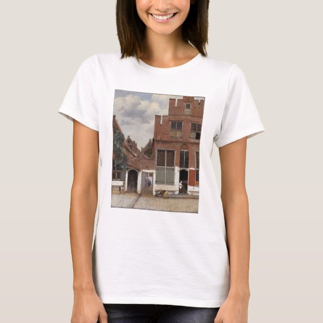 Johannes Vermeer, View Of Houses In Delft T-Shirt (Front)