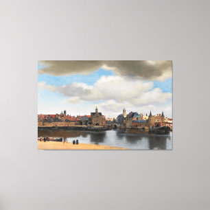 Johannes Vermeer / View on Delft /  1660-1 / Canvas Print