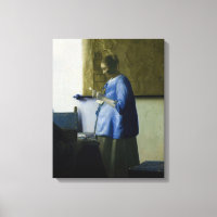 Johannes Vermeer - Woman in Blue Reading a Letter