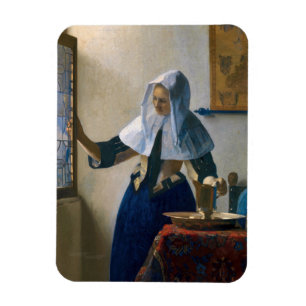 Johannes Vermeer - Woman with a Water Pitcher Magnet
