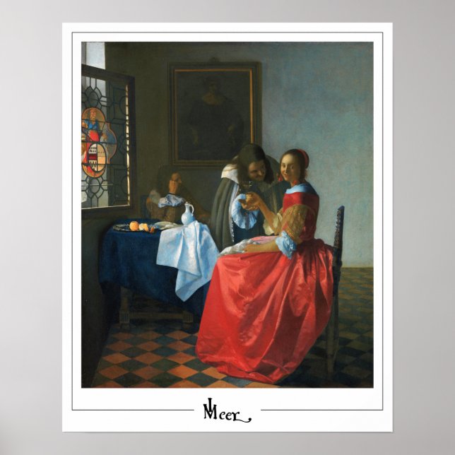 Johannes Vermeer Zedign Art Poster #24 (Front)