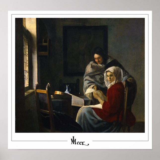 Johannes Vermeer Zedign Art Poster #35 (Front)