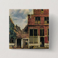 Johannes Vermeer's Street in Delft (circa 1660)