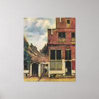 Johannes Vermeer's Street in Delft (circa 1660)