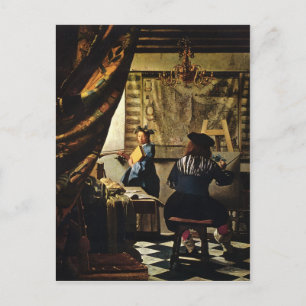 Johannes Vermeer's The Art of Painting circa 1668 Postcard