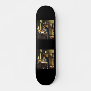 Johannes Vermeer's The Geographer (circa 1669) Skateboard