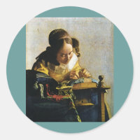 Johannes Vermeer's The Lacemaker (circa 1670)