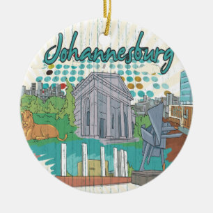 Johannesburg Ceramic Tree Decoration