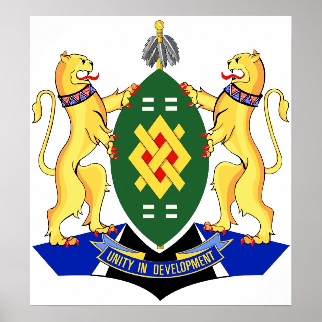 Johannesburg Coat of Arms Poster (Front)