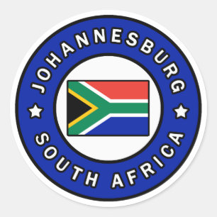 Johannesburg South Africa Classic Round Sticker