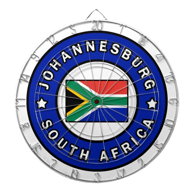 Johannesburg South Africa Dartboard (Front)