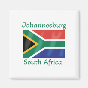 Johannesburg South Africa Flag  Magnet