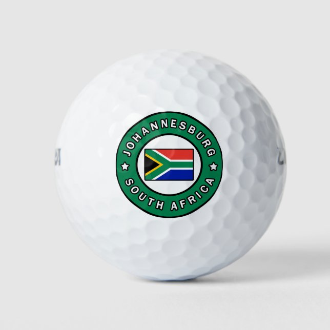 Johannesburg South Africa Golf Balls (Front)