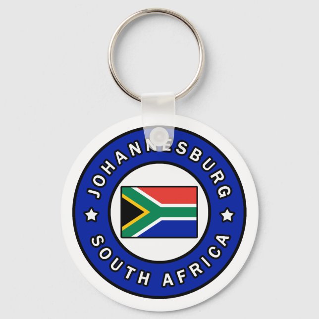 Johannesburg South Africa Key Ring (Front)