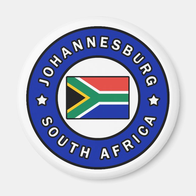 Johannesburg South Africa Magnet (Front)