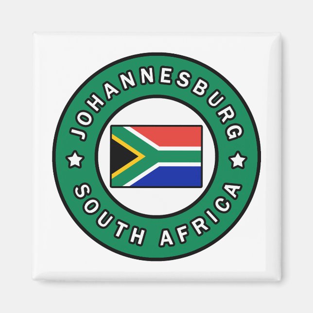 Johannesburg South Africa Magnet (Front)