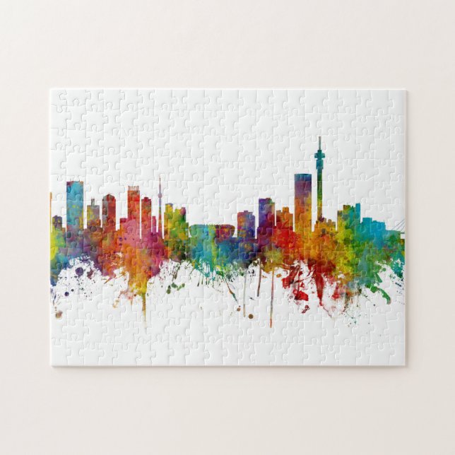 Johannesburg South Africa Skyline Jigsaw Puzzle (Horizontal)