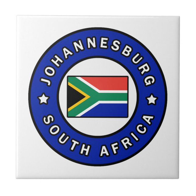 Johannesburg South Africa Tile (Front)