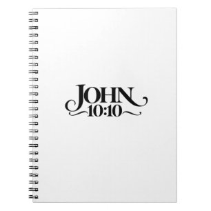 John 10:10 notebook