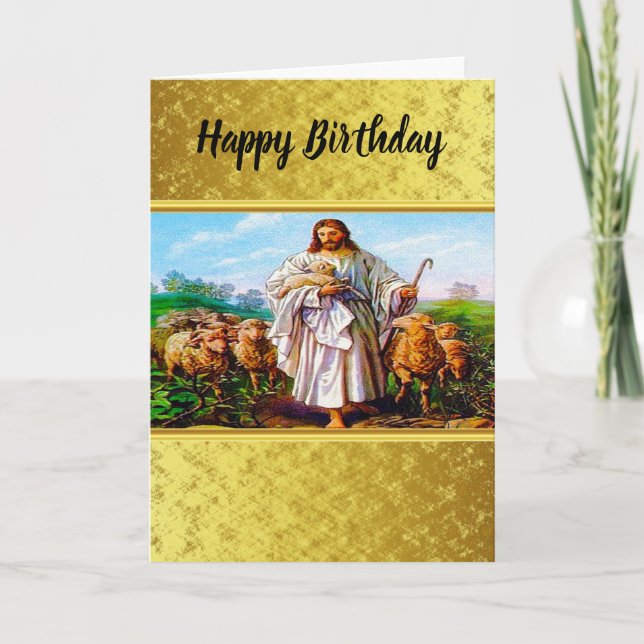 John 10:7-21 I Am the Good Shepherd Card (Front)