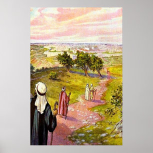 John 11:55-57 Up to Jerusalem for Passover Poster