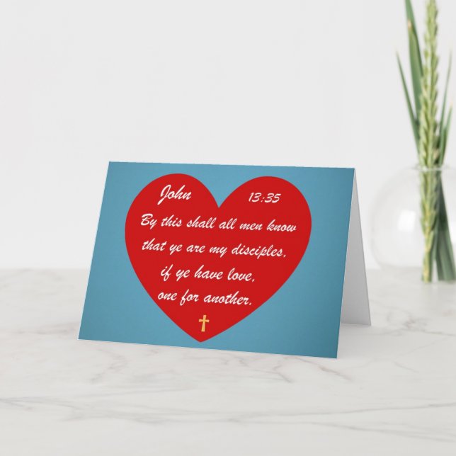 John 13:35 holiday card (Front)