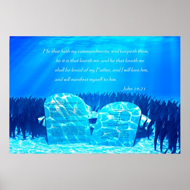 John 14:21 poster (Front)