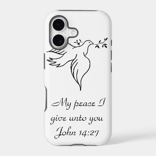 John 14:27 Bible verse Religion Christianity Dove