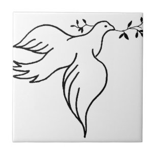John 14:27 Bible verse Religion Christianity Dove Tile