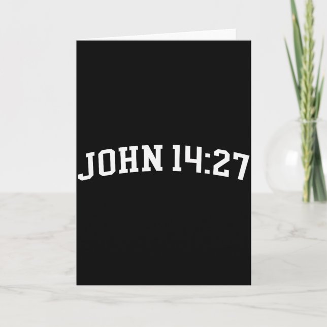 John 14_27  card (Front)