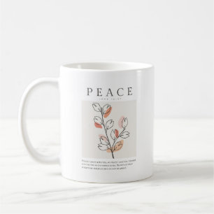 John 14:27 Peace I leave with you Coffee Mug