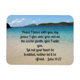 John 14:27 Peace I leave with you Magnet