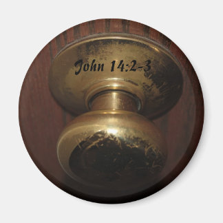 John 14:2-3 Doorknob Magnet